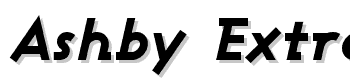 Ashby-Extra-Bold-Italic font